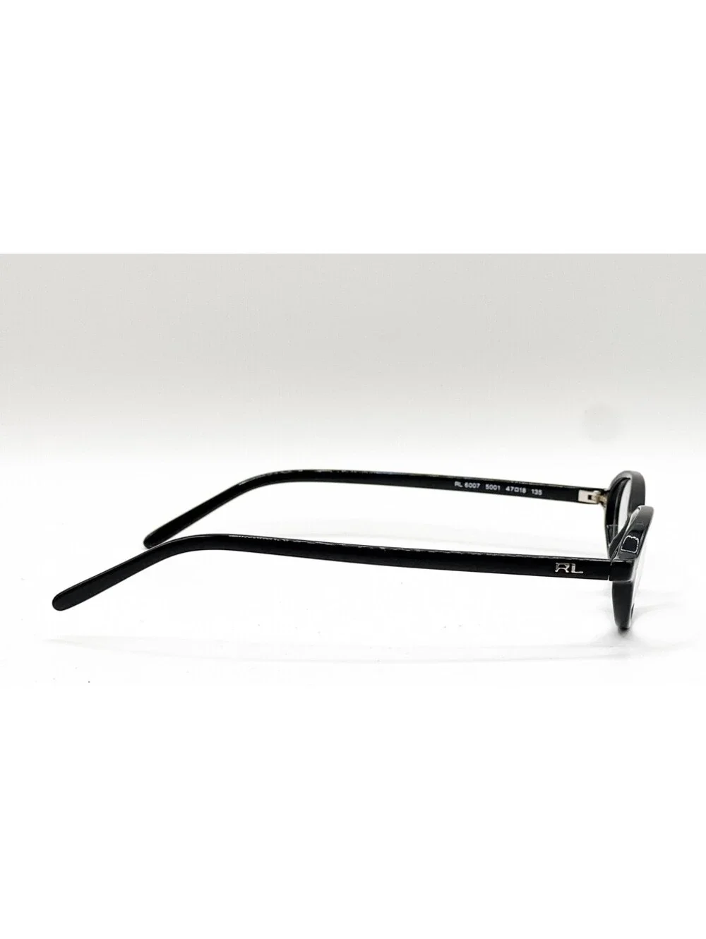 Ralph Lauren RL 6007 5001 Black Rectangle Authentic Eyeglass Frames 47-18
